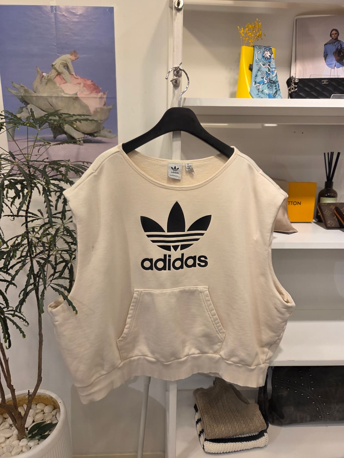 아디다스 크롭 후드티 베스트 세트 상품이미지7