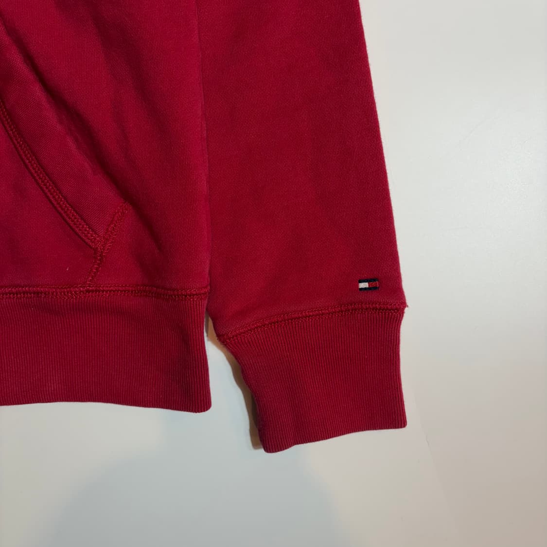 타미힐피거 레드 빈티지 후드집업 상품이미지2