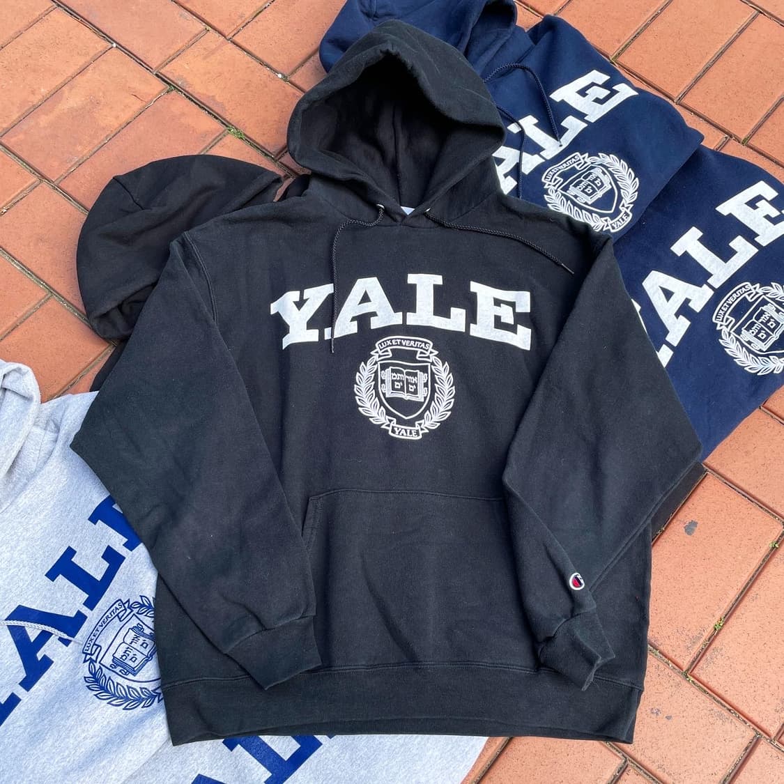 챔피언 YALE 프린팅 후드&스웻셔츠 상품이미지5