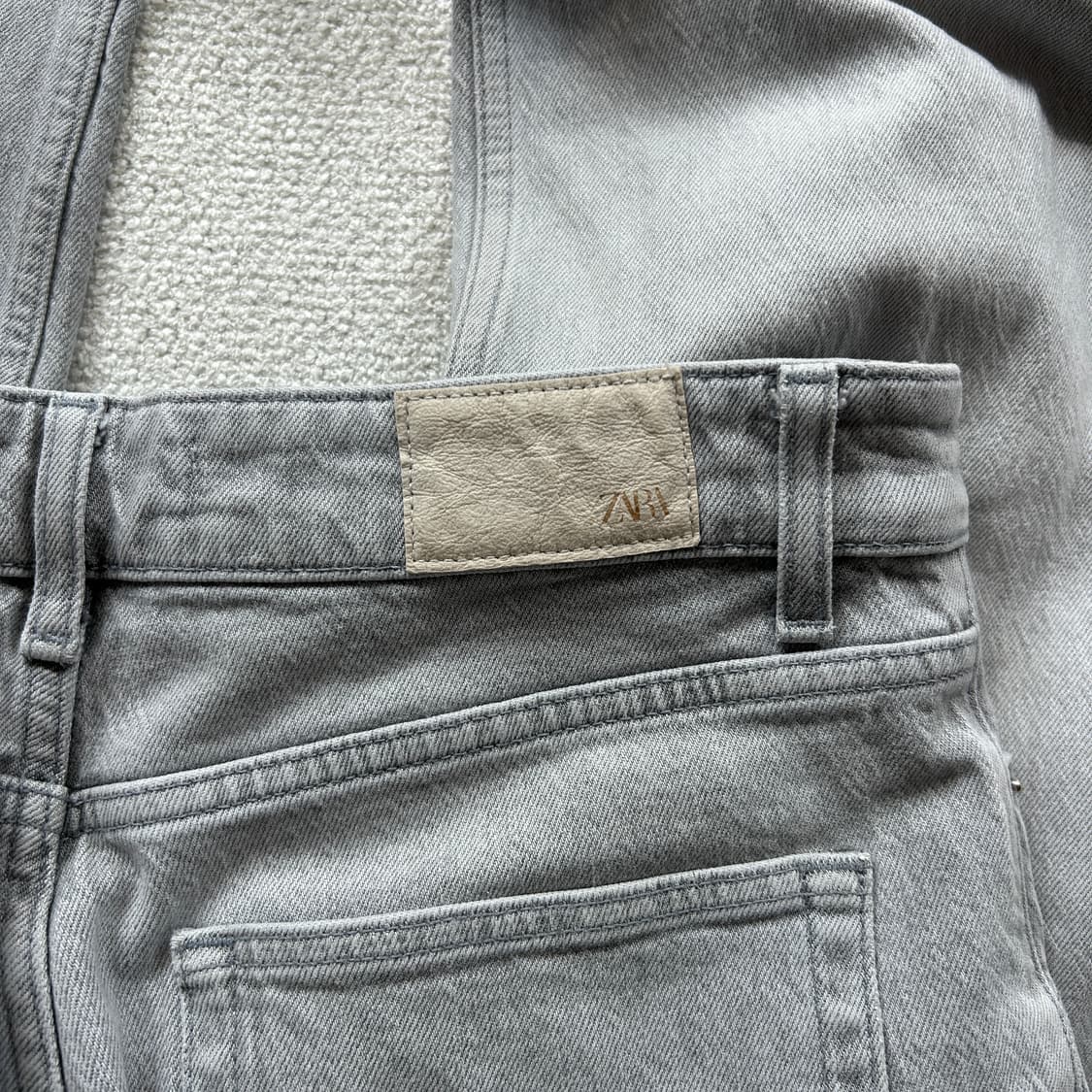 ZARA 회색 데님 팬츠 30 상품이미지2