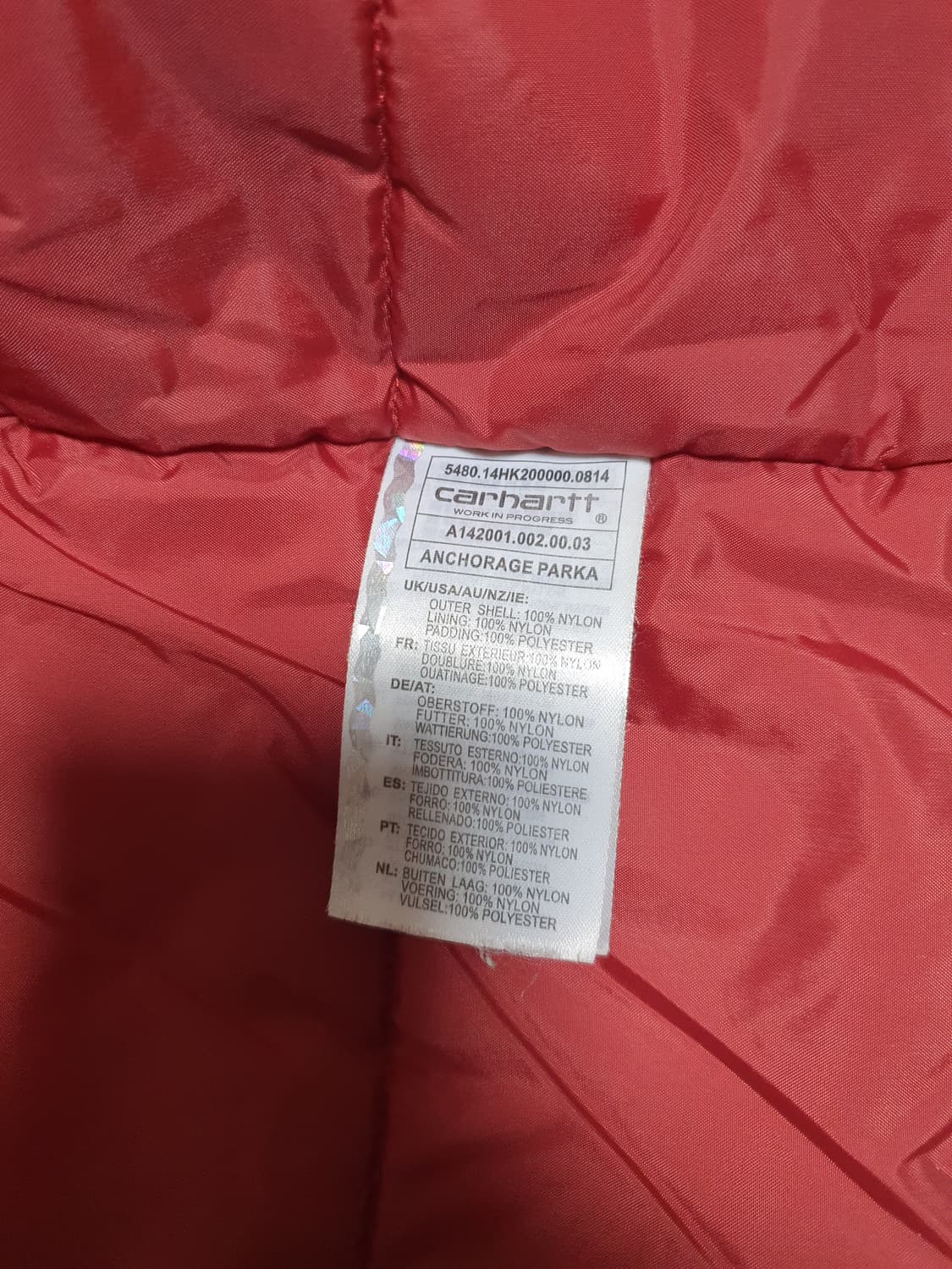 칼하트 앵커리지 파카 상태 굿 사이즈 XS  90 까지 가능 상품이미지7