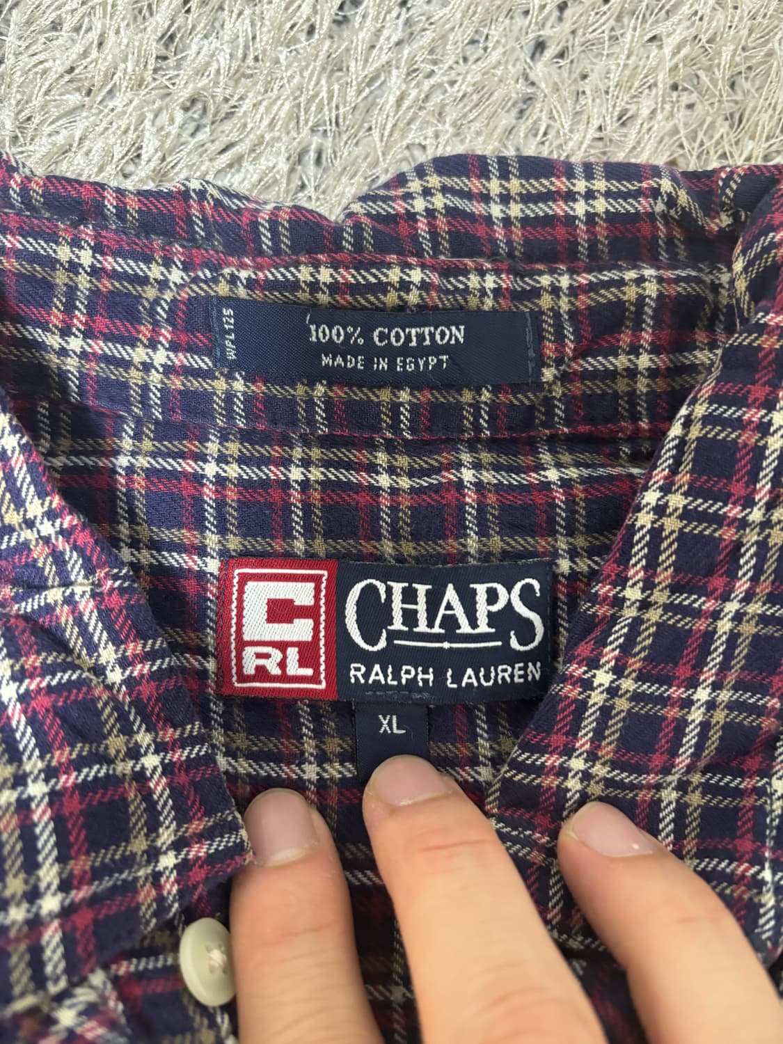 일본판 CHAPS RALPH LAUREN 체크셔츠 사이즈 110 상품이미지3