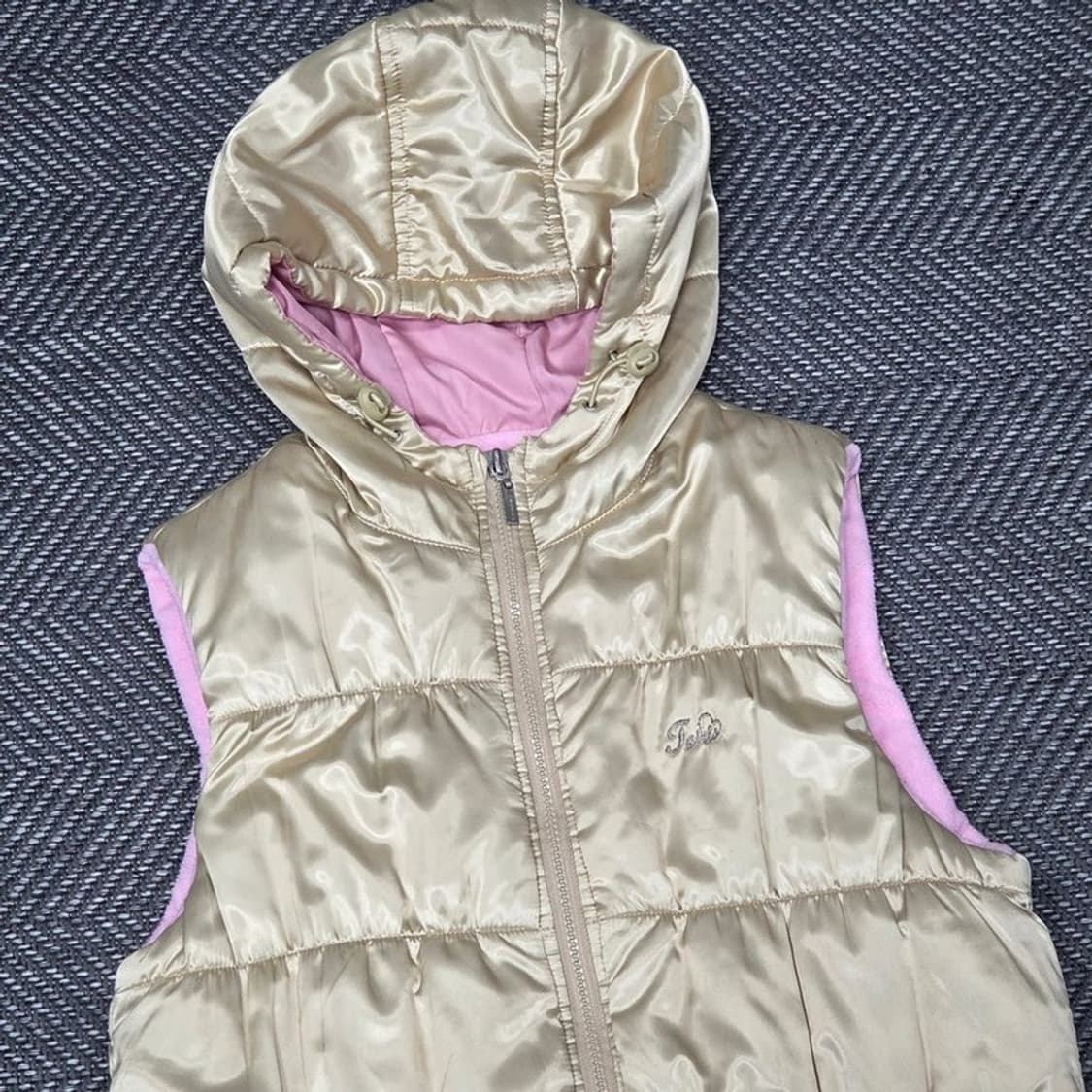 y2k 글로시 갸루 패딩 베스트 v1377 상품이미지3