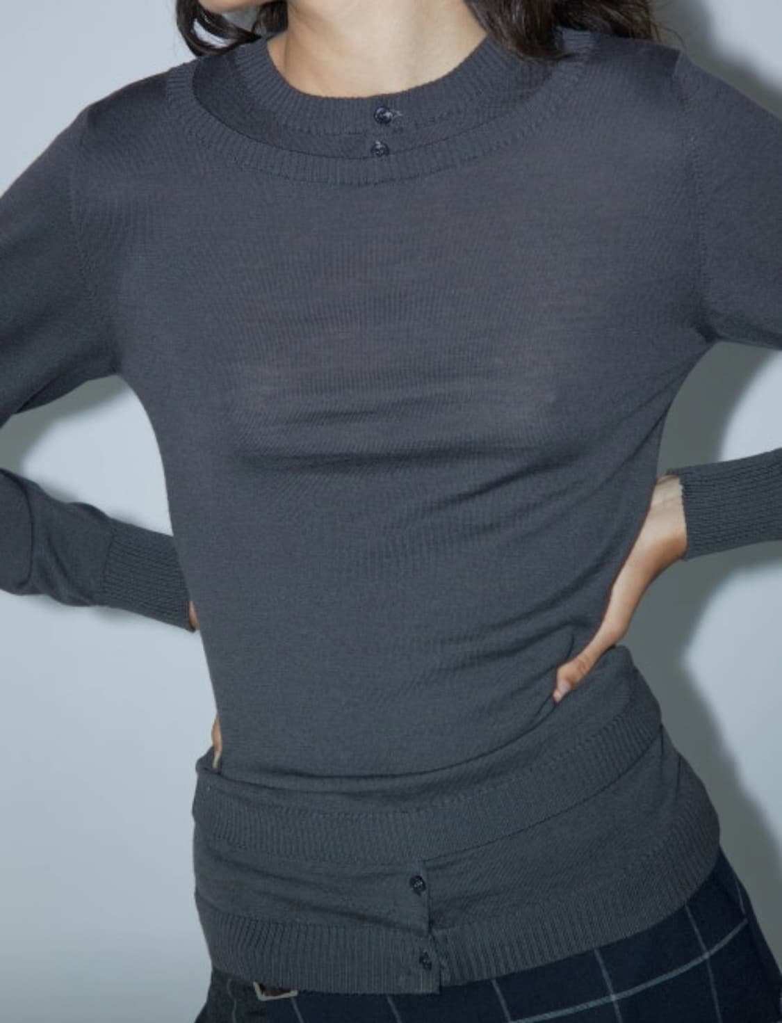 Paloma Wool Giacos Gray knit  상품이미지3