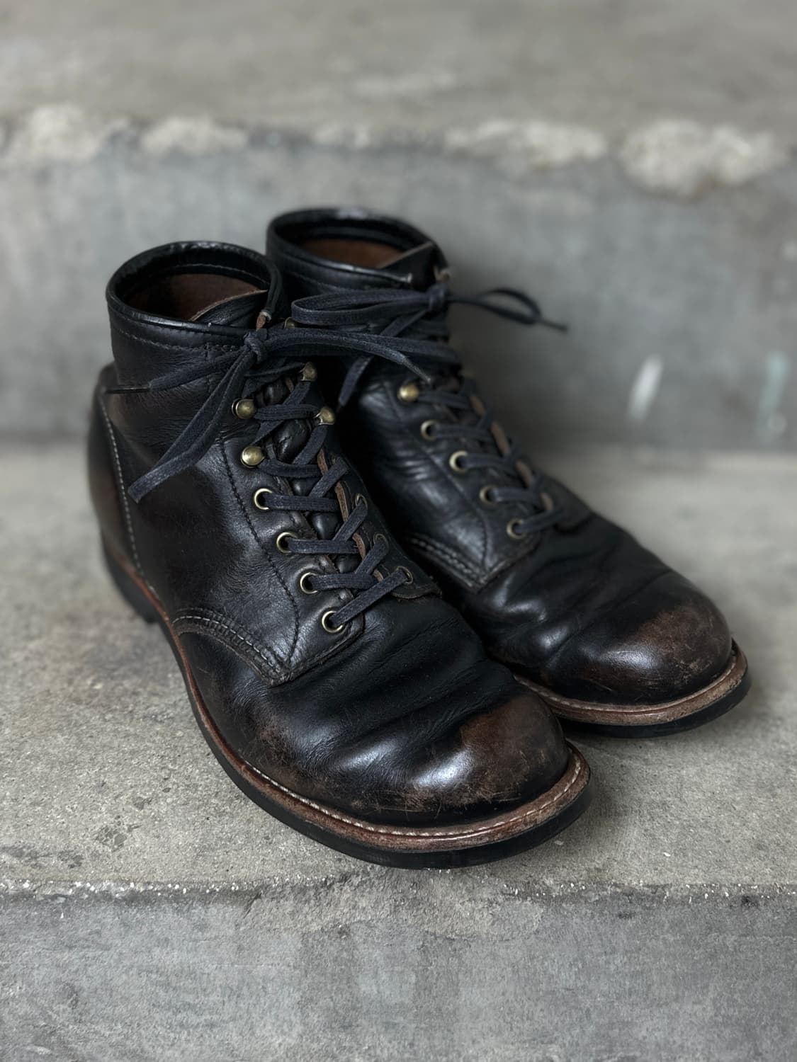 OG USA Made 레드윙 3345 블랙스미스 차심 하드에이징 상품이미지4