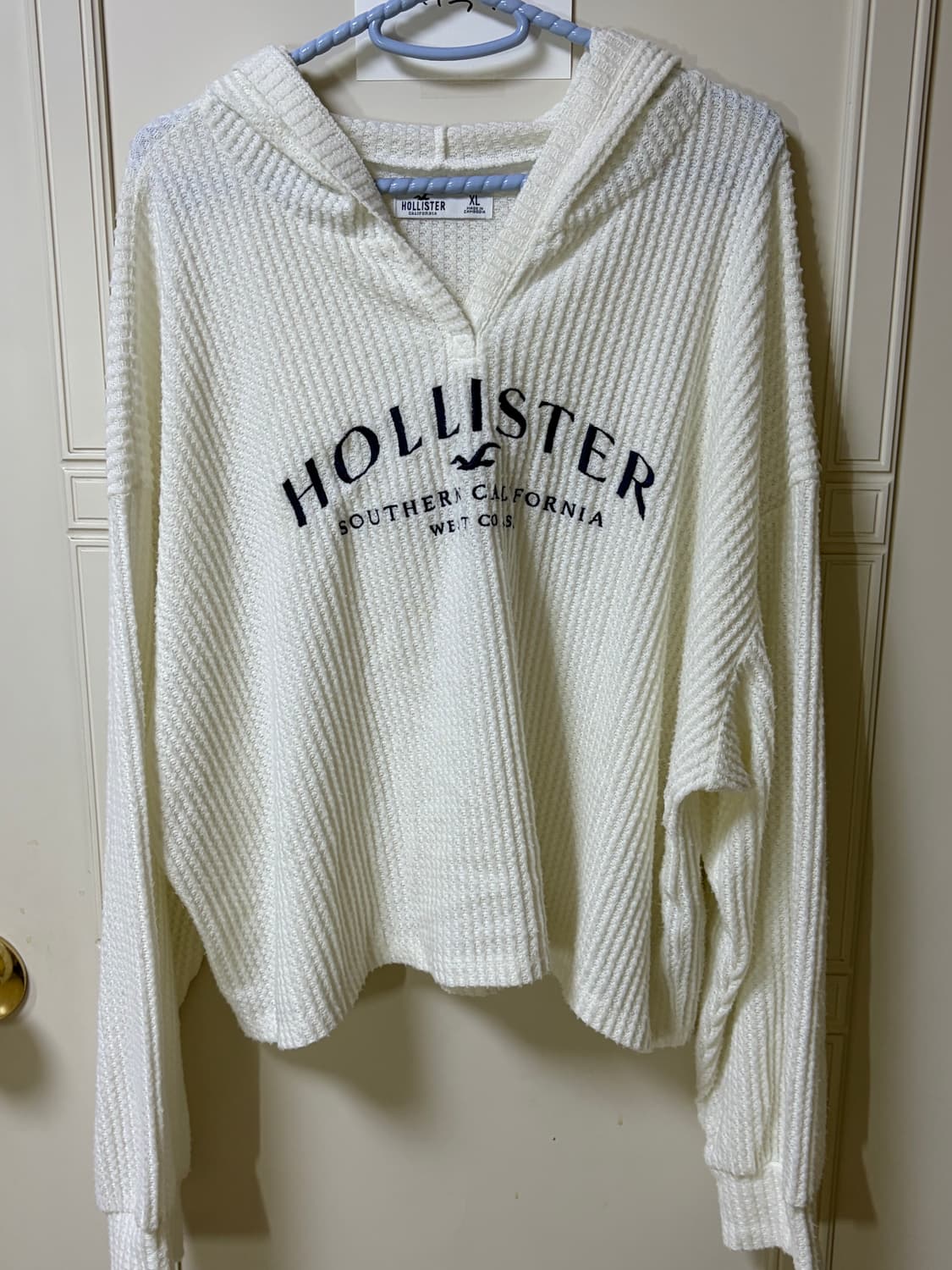 홀리스터 화이트 와플 후드 상품이미지1