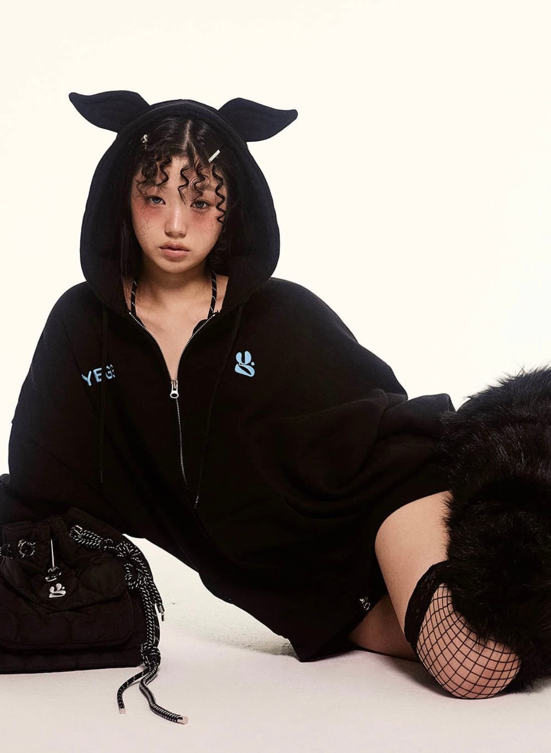 예그 후드집업 black L사이즈 상품이미지2