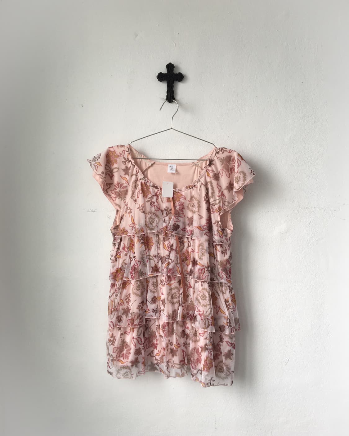 Pattern mesh layer onepiece 상품이미지2