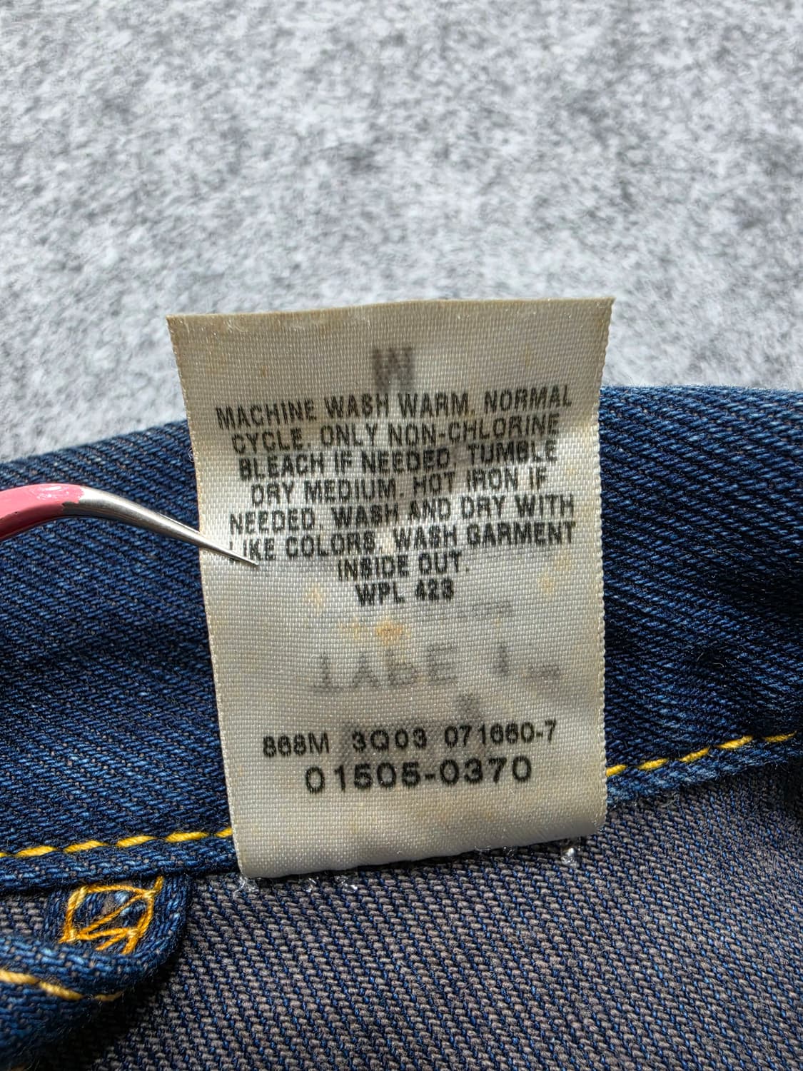 리바이스 타입원 아이코닉 데님자켓 청자켓 M 상품이미지8