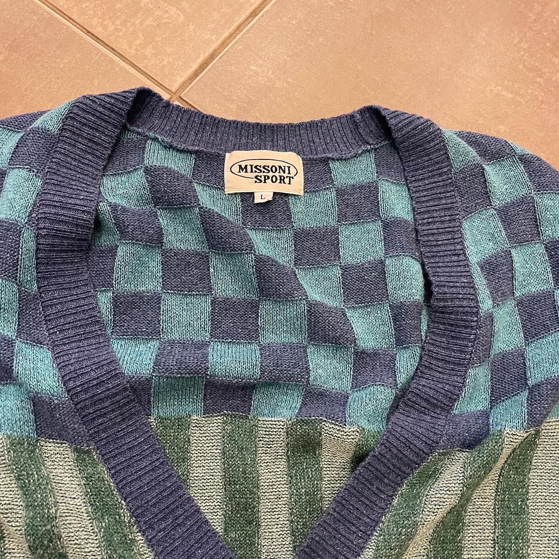 미쏘니 니트조끼 상품이미지2