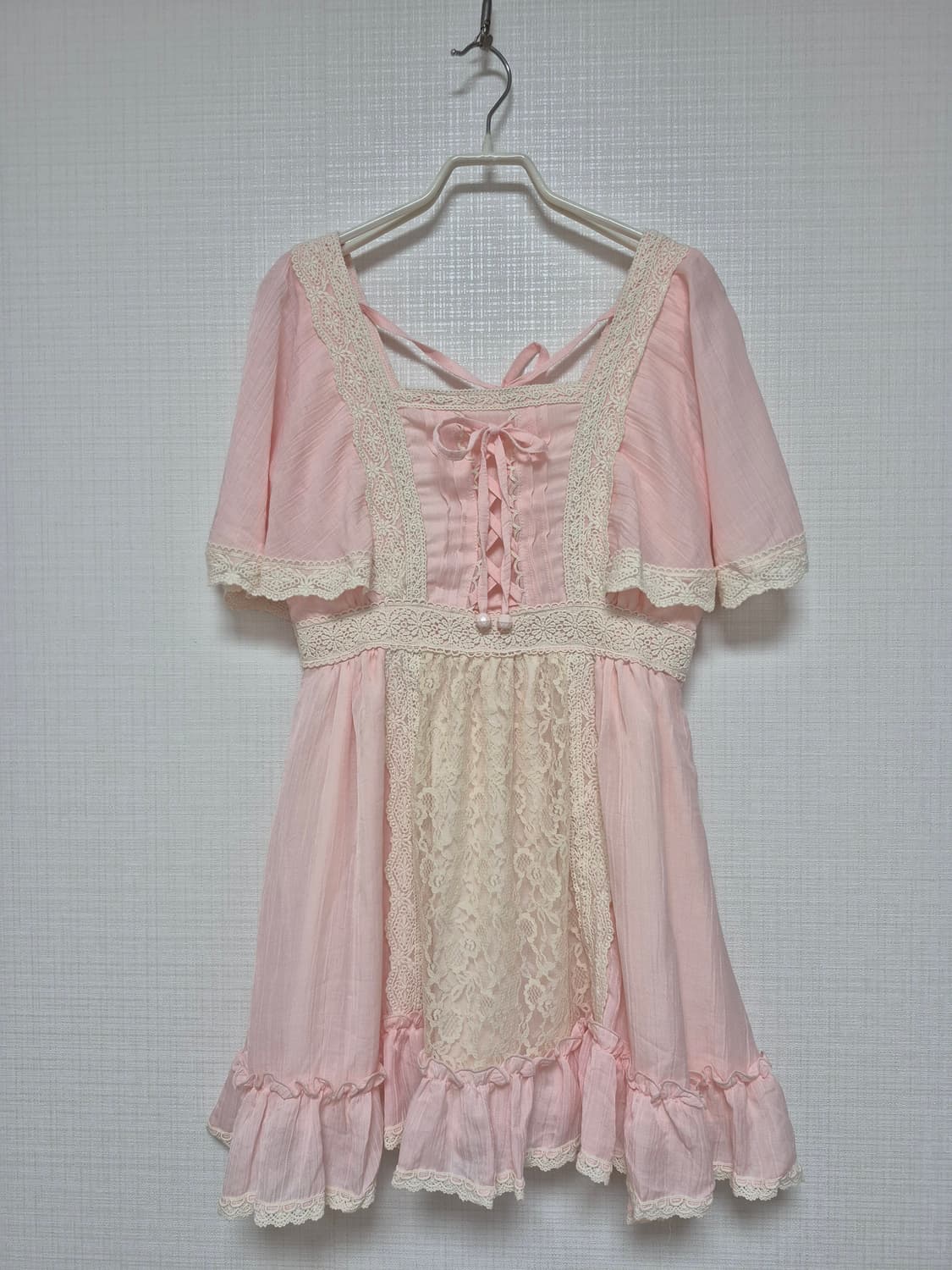 리즈리사 초고전템 히메갸루 핑크 원피스 상품이미지2