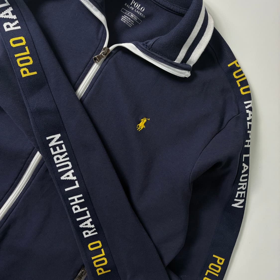 Polo  폴로 랄프로렌 자수 코튼 인터락 트랙 집업 자켓  상품이미지3