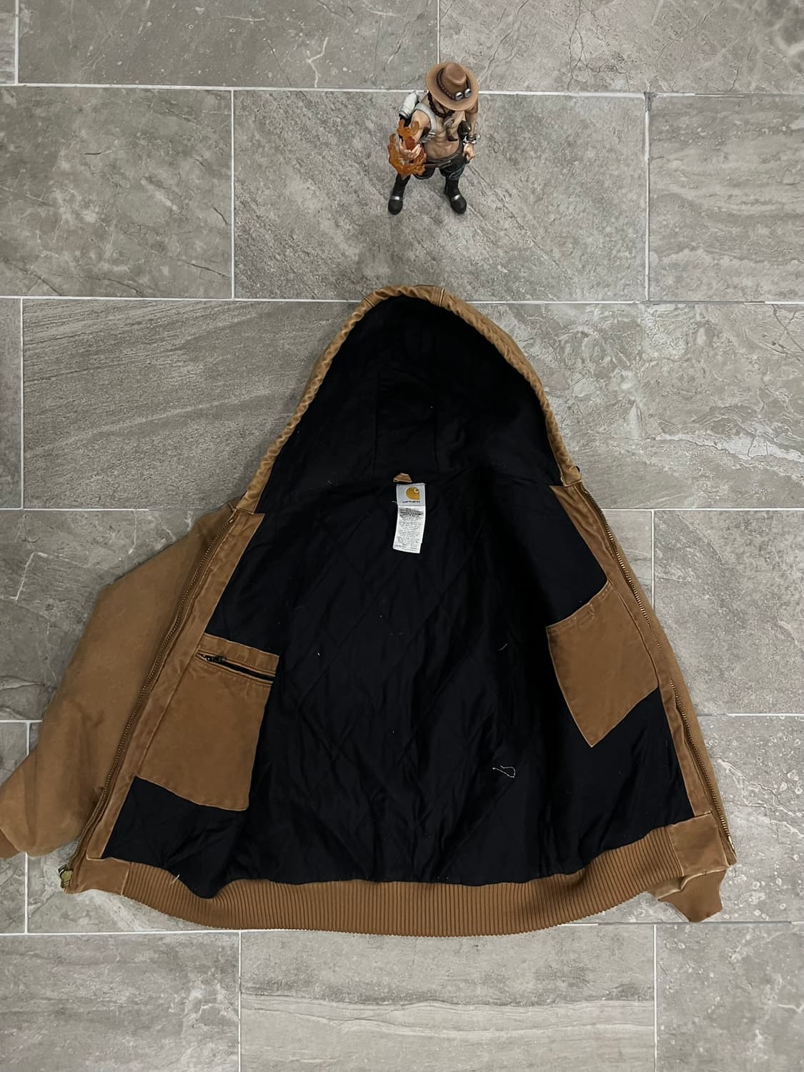 (S)칼하트 덕 액티브 후드자켓 J130 BRN 칼하트브라운 상품이미지3