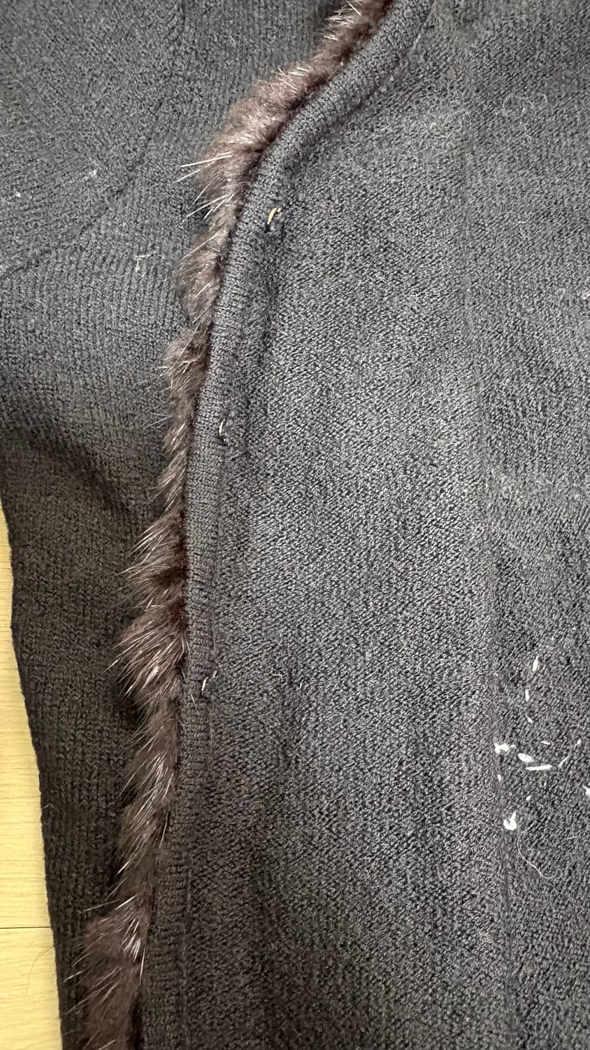 미니 퍼 포인트 가디건 상품이미지3