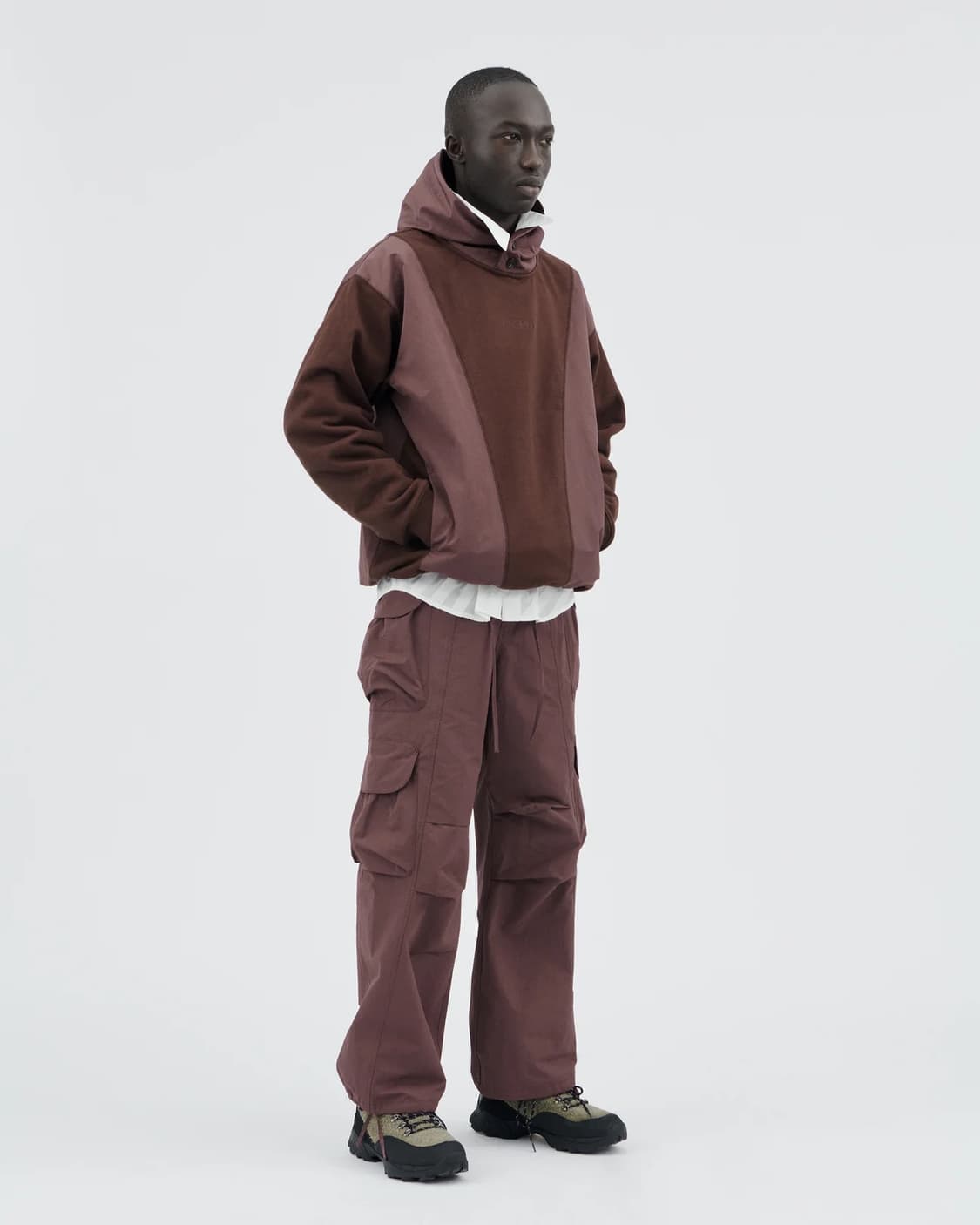 HGBB STUDIO Glacier Hoodie M 글래시어 후디 브릭 상품이미지1