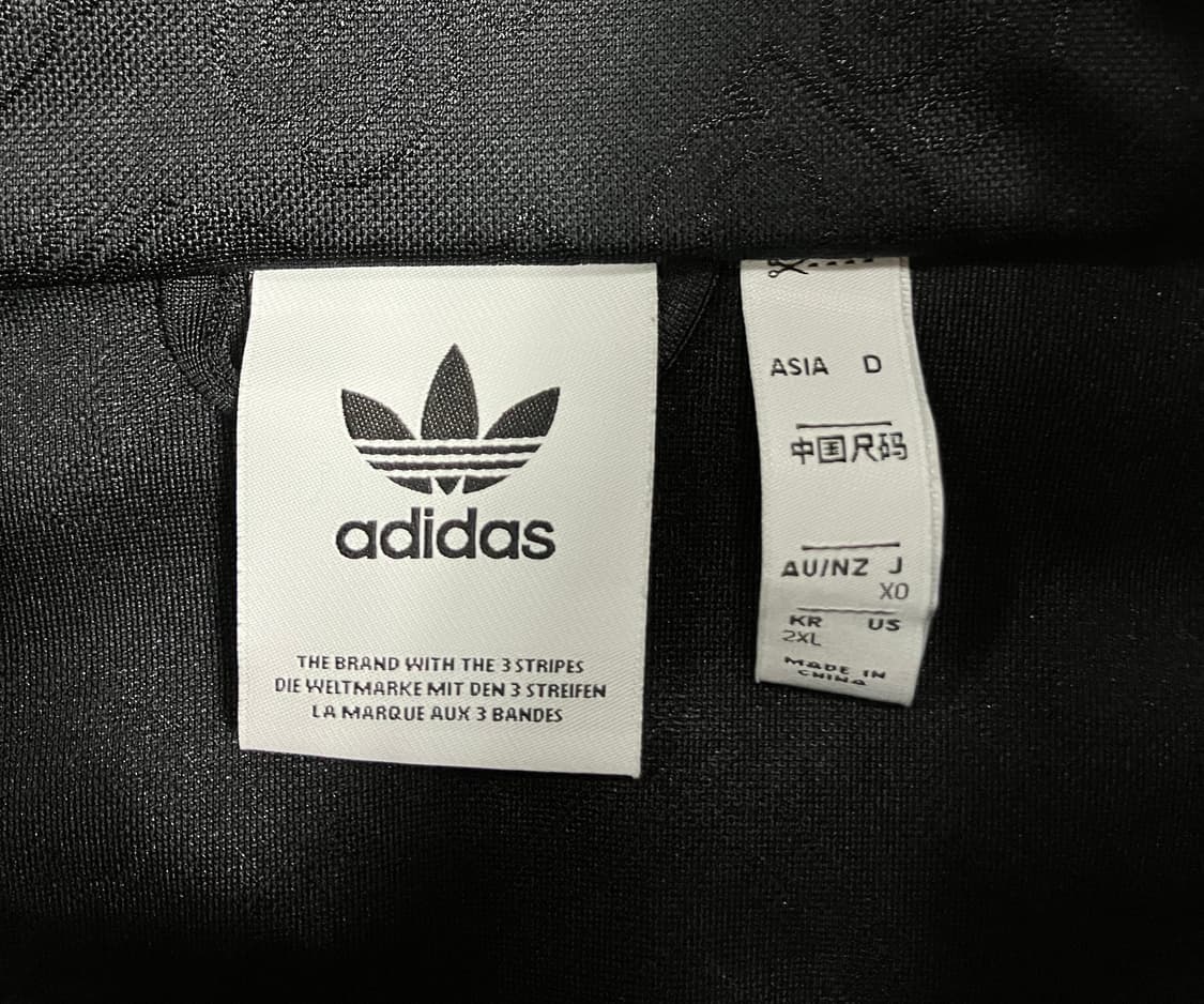 아디다스 로고 패턴 포인트 트랙탑 져지 2XL 상품이미지5