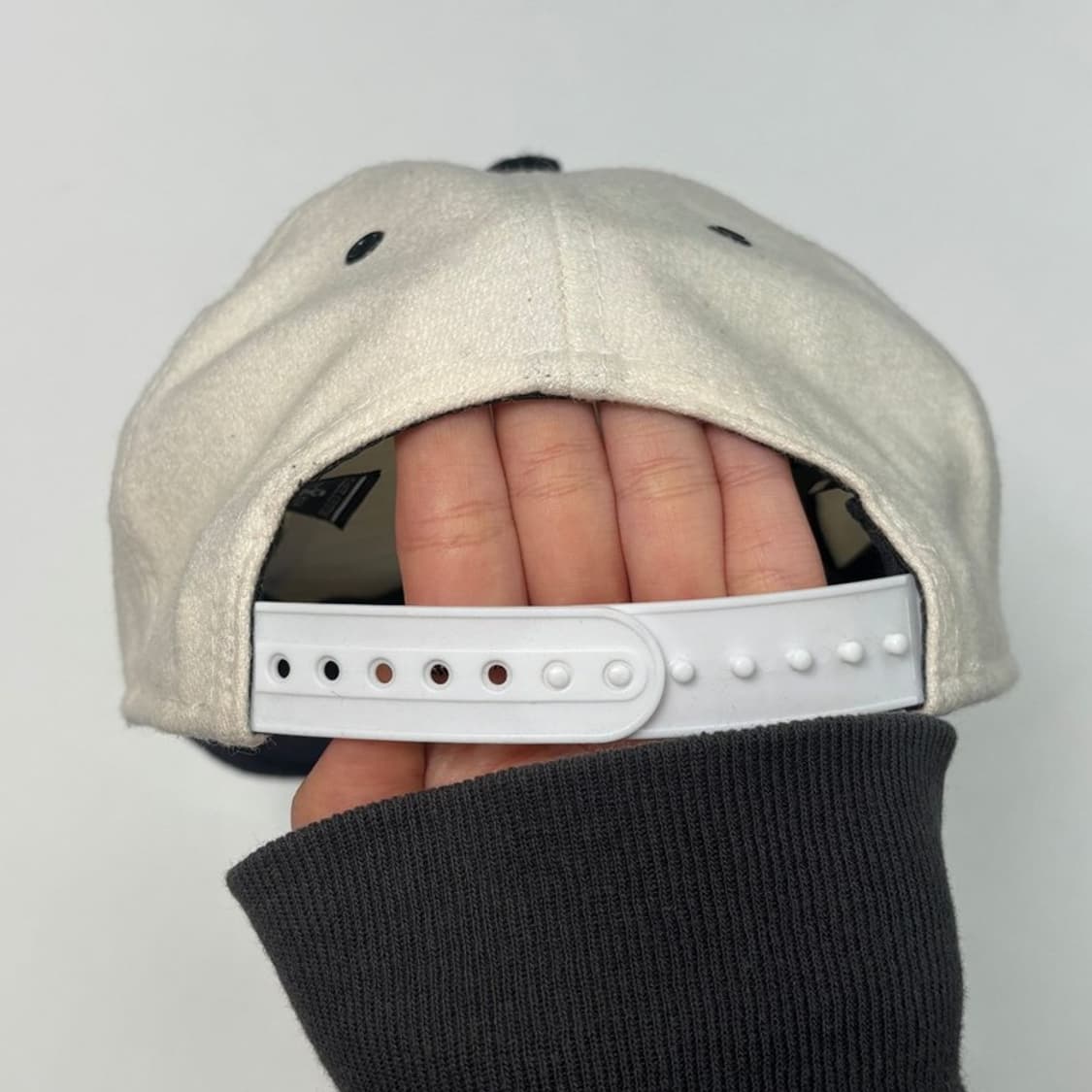 NEW ERA 커스텀 빈티지 볼캡 아이보리 상품이미지4