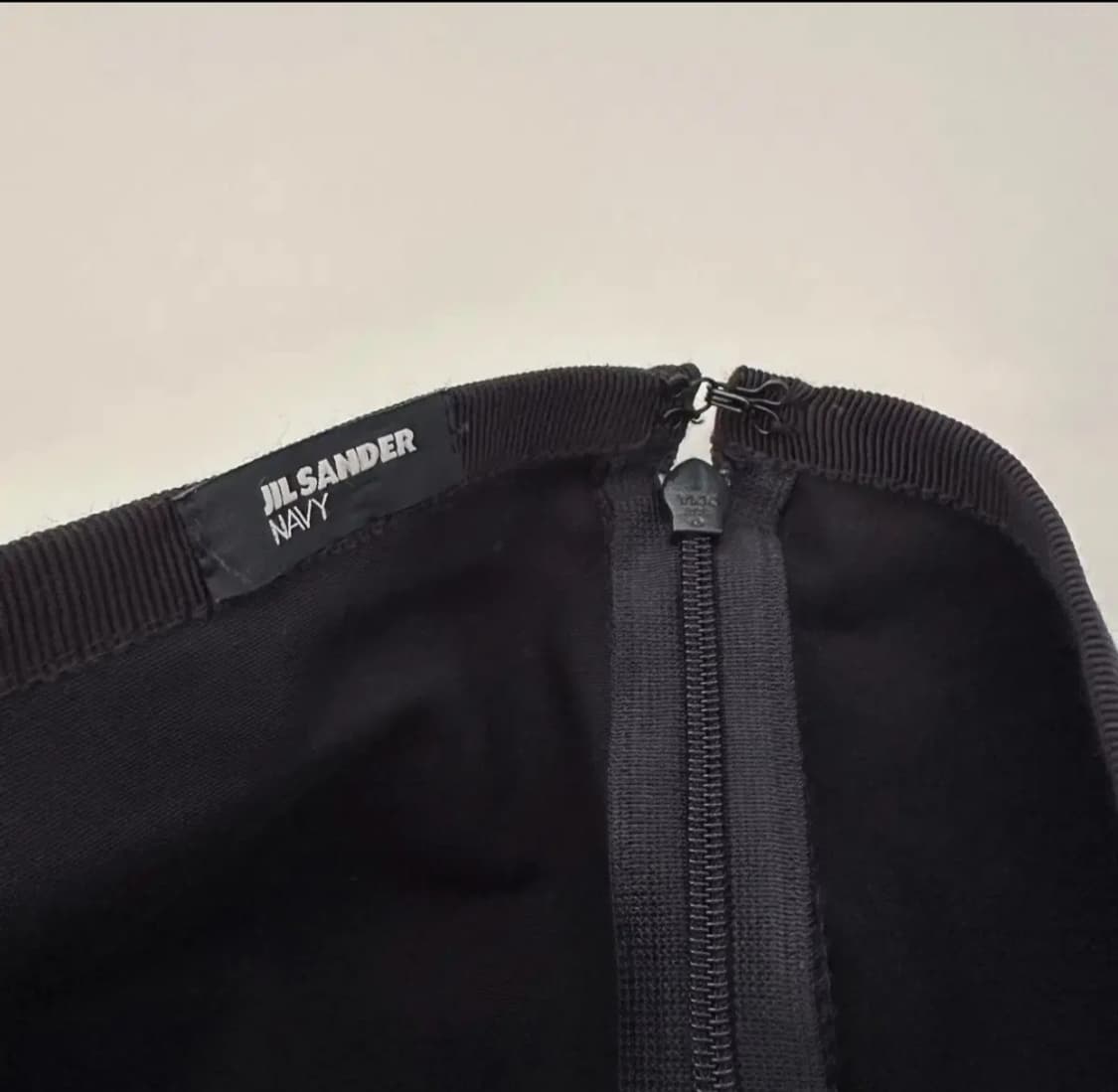 질샌더 네이비 A라인 스커트 상품이미지4