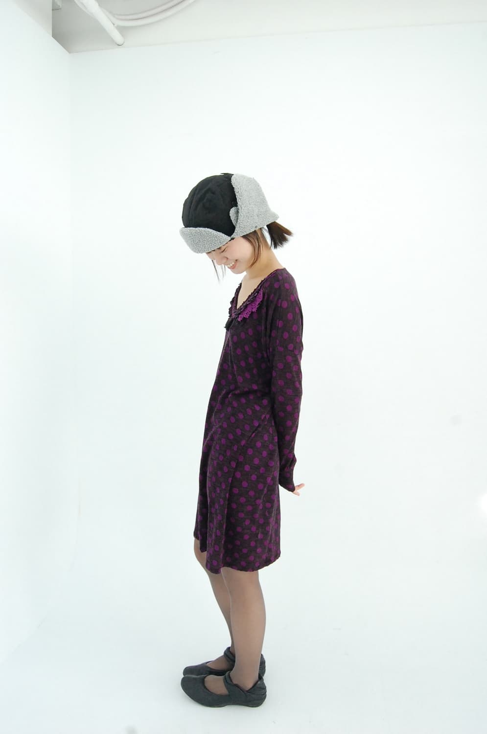 Sunaokuwahara dot lace one piece 상품이미지2