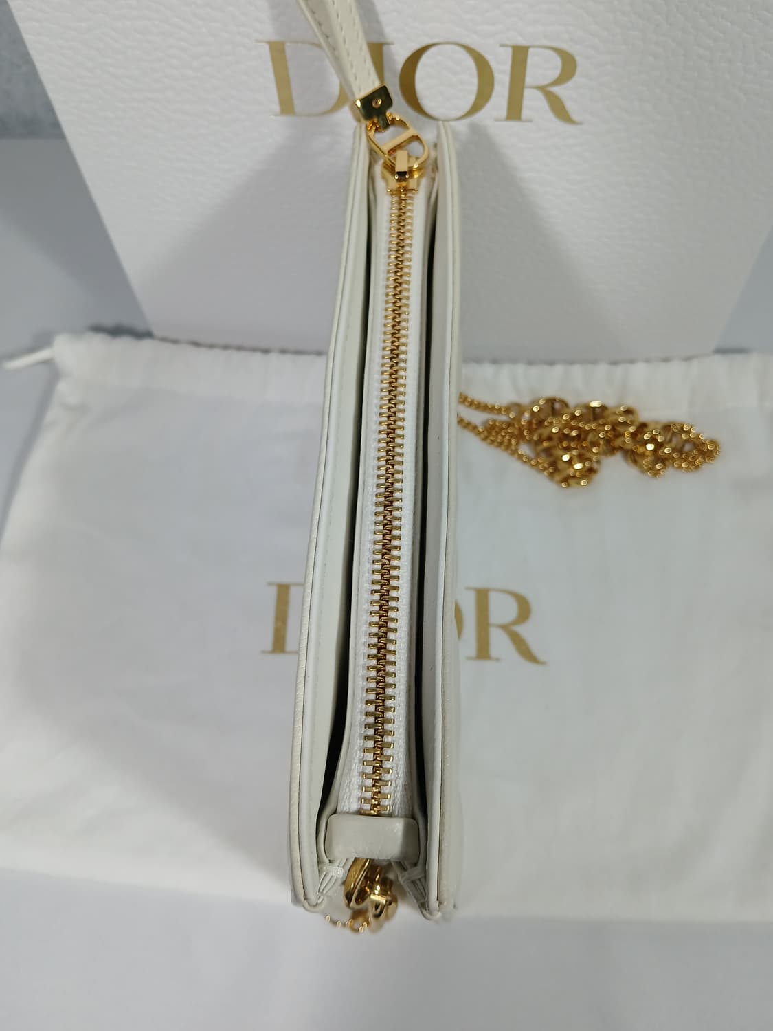 디올 카로 체인 지퍼 파우치백 S5106UWHC 상품이미지7