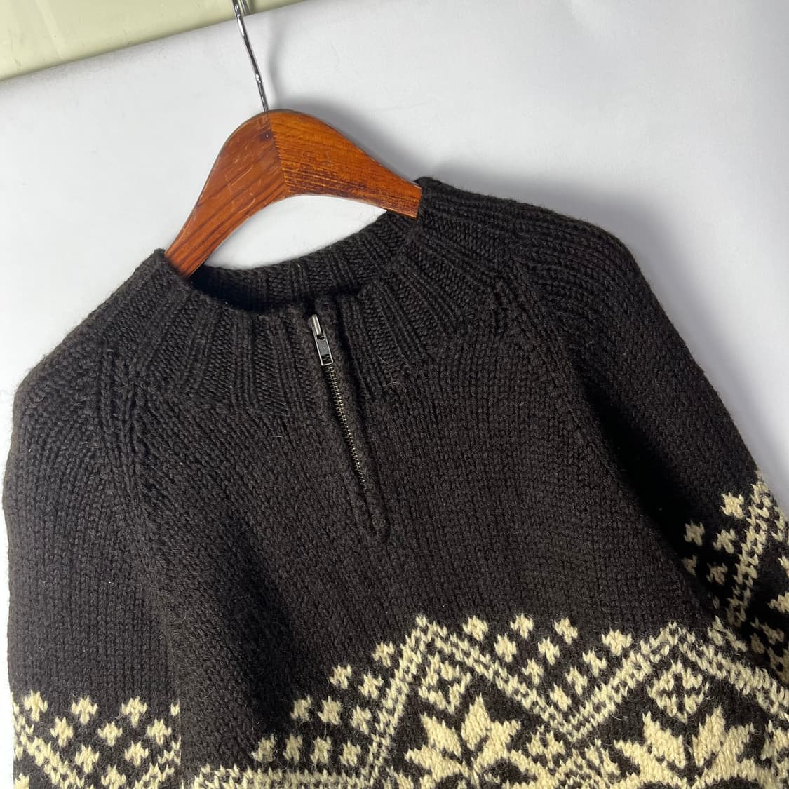 [J.Crew] 제이크루 반집업 노르딕 울 니트 상품이미지2