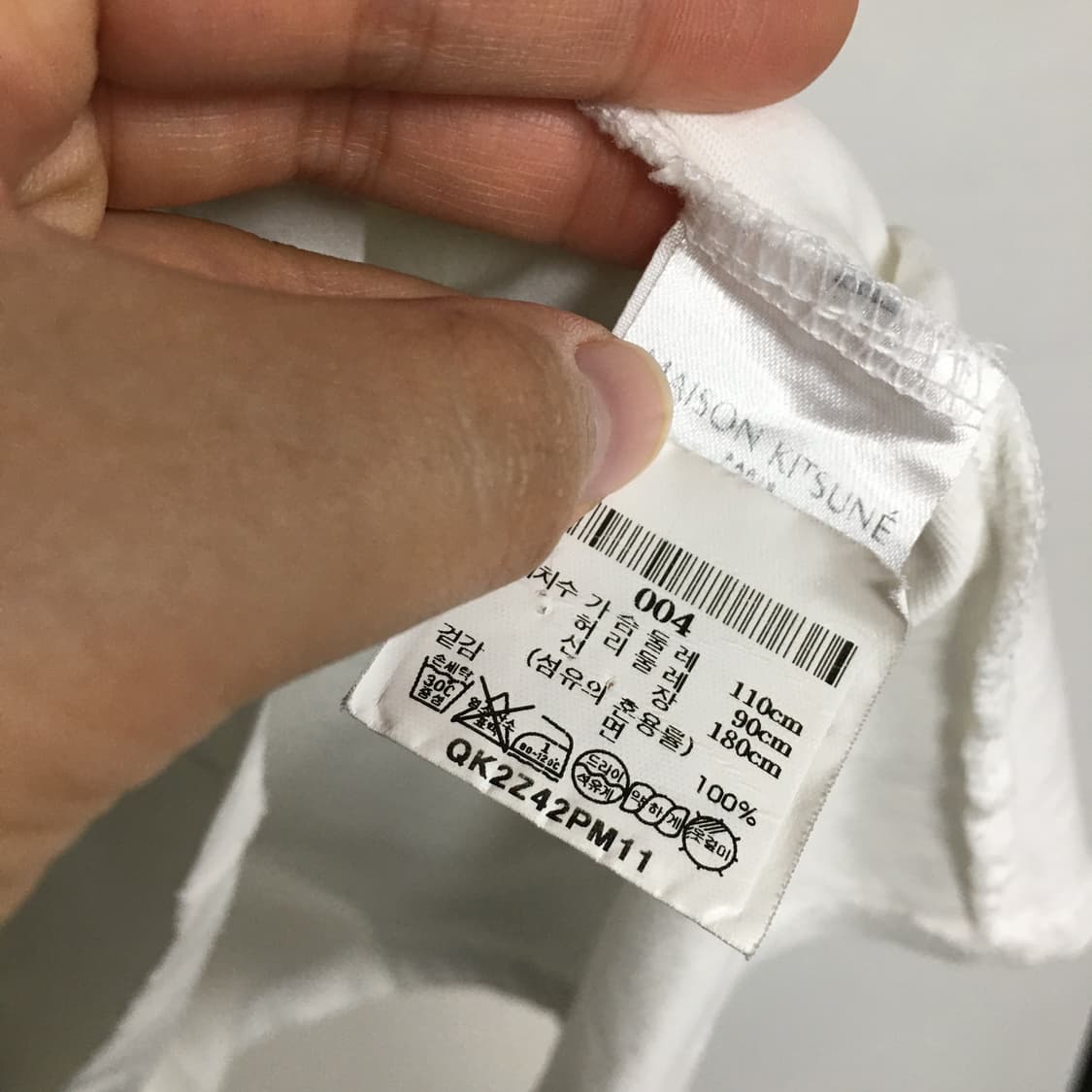 메종키츠네 정품 폭스헤드 반팔 티셔츠 XL 상품이미지2