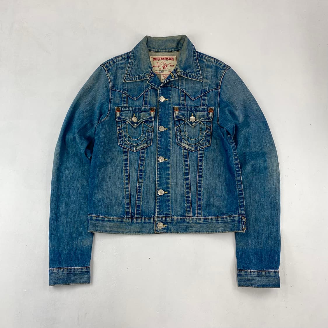 트루릴리전 스티치 포켓 데님 트러커 자켓 (100) 상품이미지1