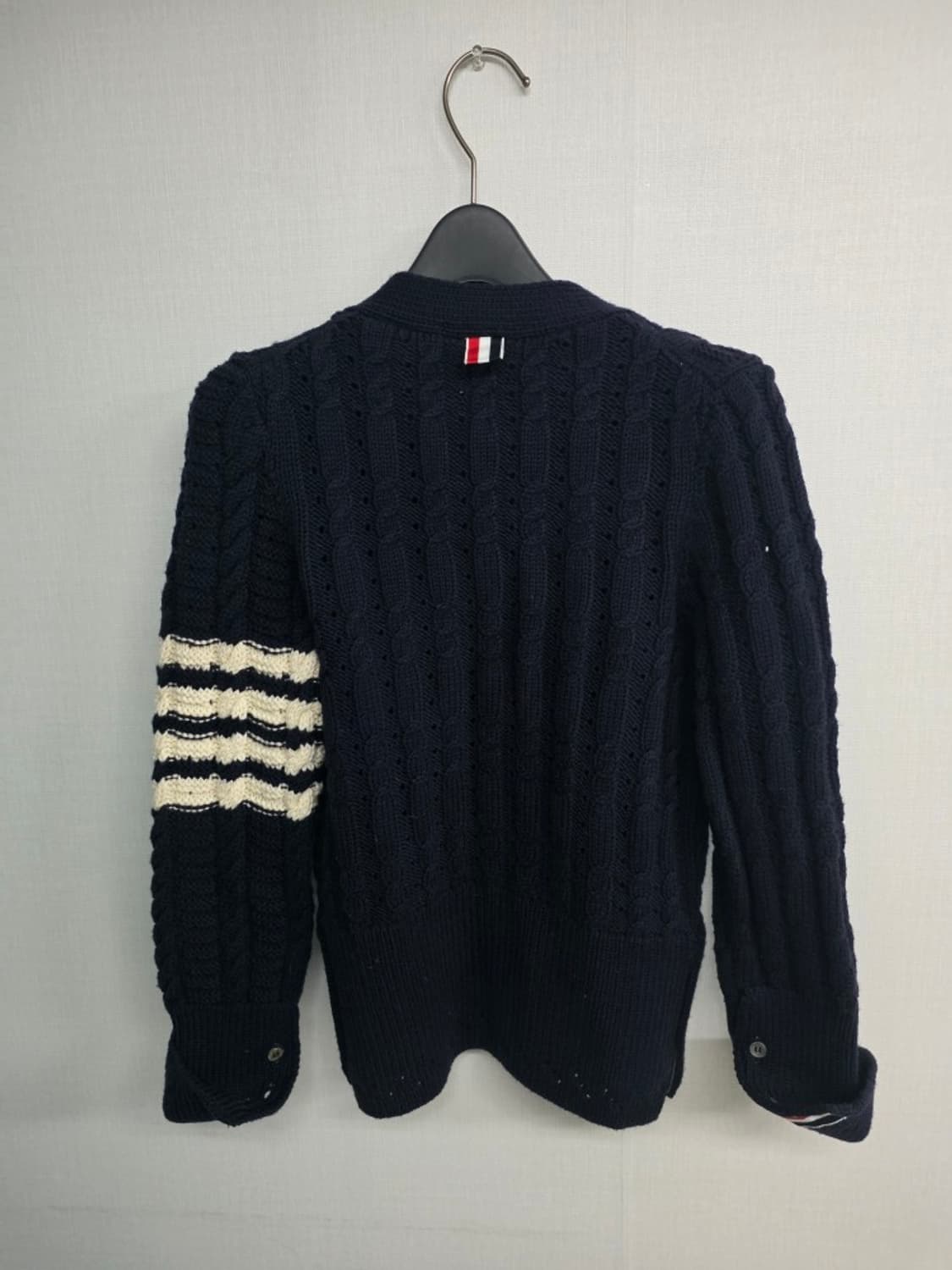 톰브라운 아란 케이블 니트 네이비 (사이즈 38 상태 최상) 상품이미지2
