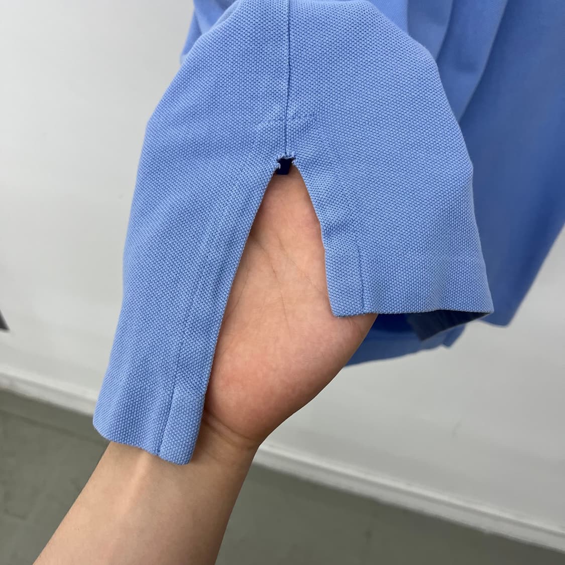폴로 랄프로렌 베어 자수 반팔 카라티 블루 남성XL 상품이미지6