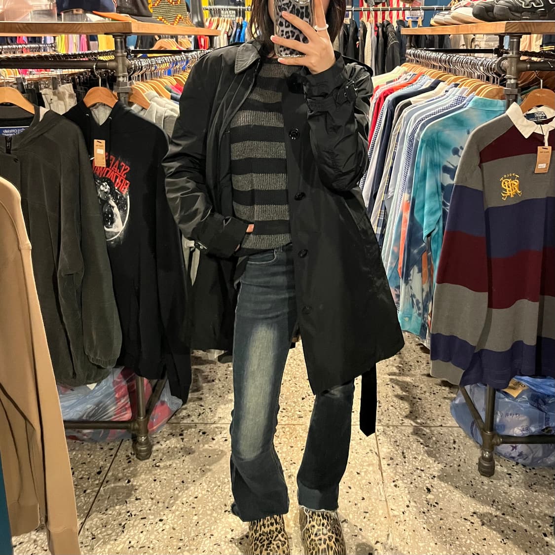 BURBERRY 버버리 런던 테크니컬 허리 벨티드 코트 상품이미지4