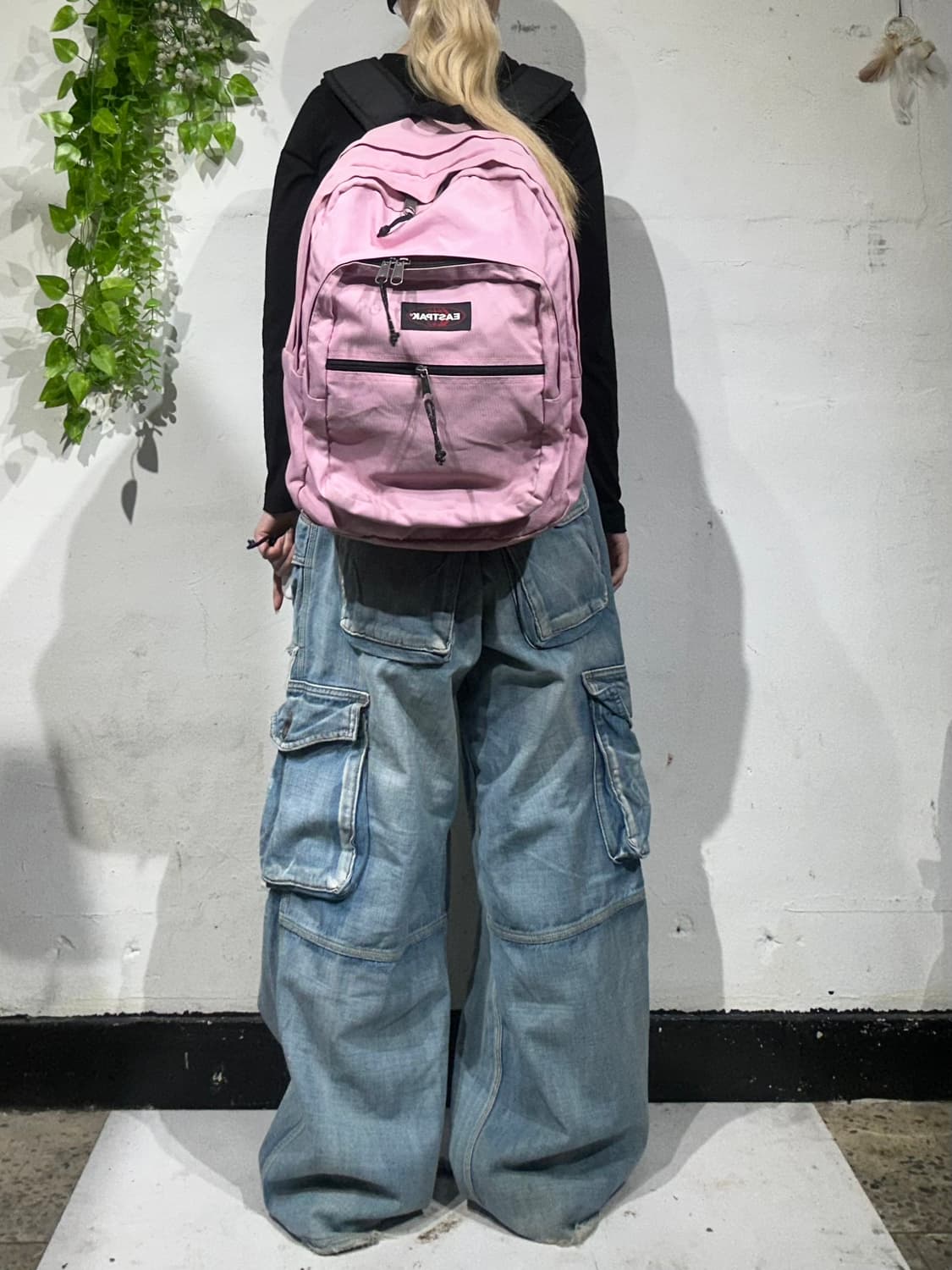 이스트팩 핑크 책가방 백팩 가방  상품이미지3