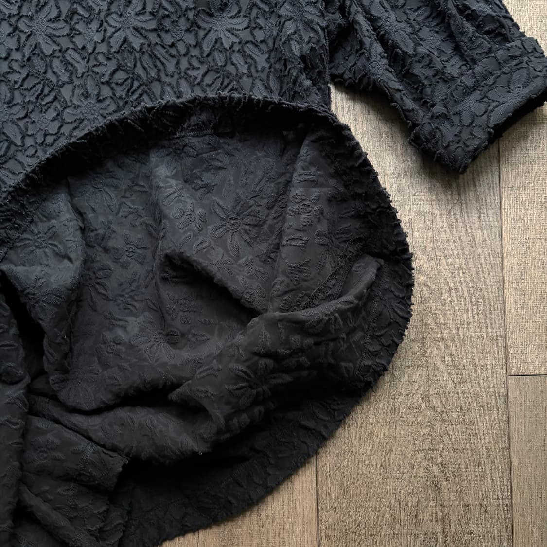 Tulle Hairy Floral Wide Dress 상품이미지6