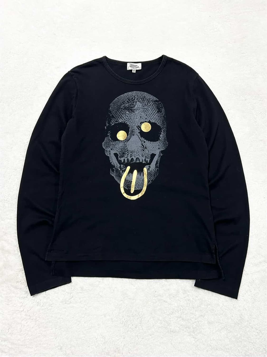 비비안웨스트우드 스컬 블랙 롱슬리브 상품이미지6