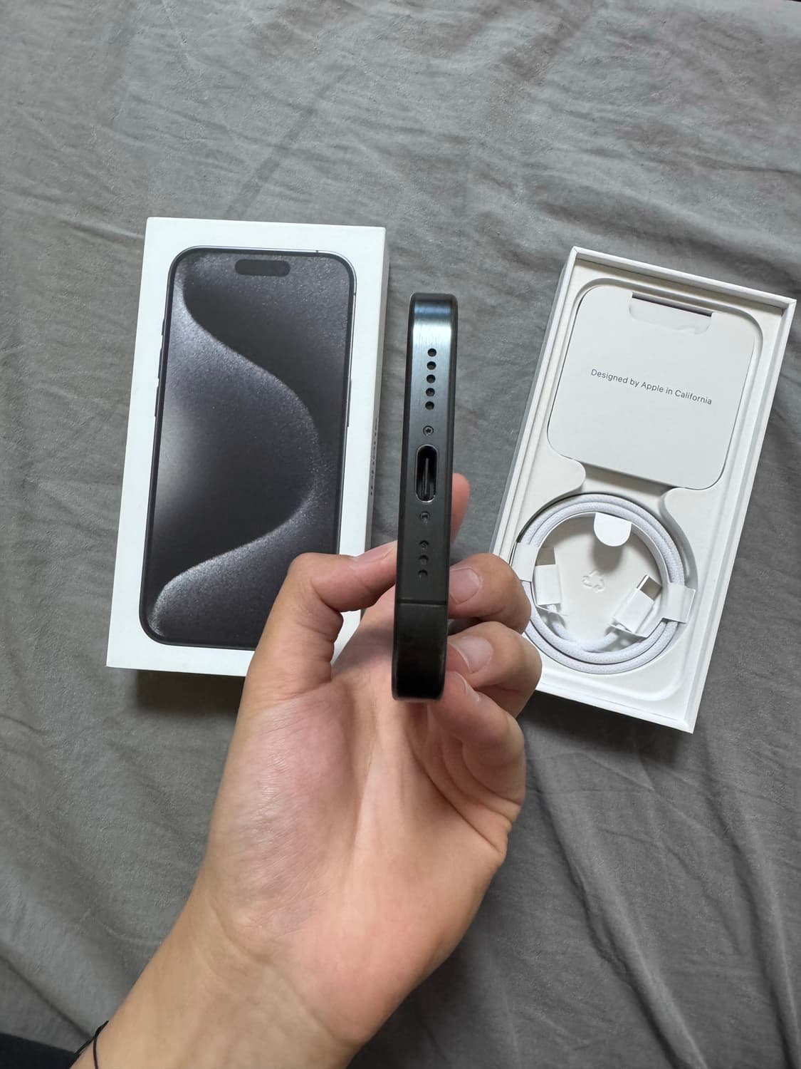 (S급/애케플) 아이폰 15 Pro 128GB 블랙티타늄 상품이미지5