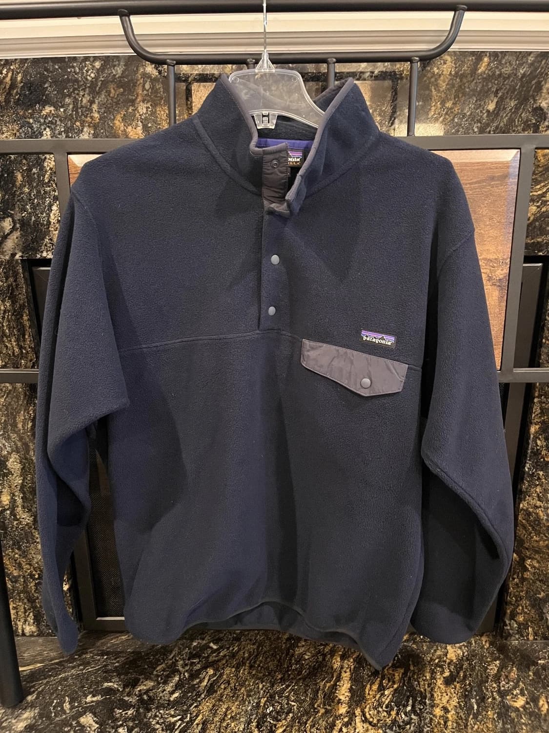 파타고니아 신칠라 스냅-T 네이비/그레이 상품이미지1