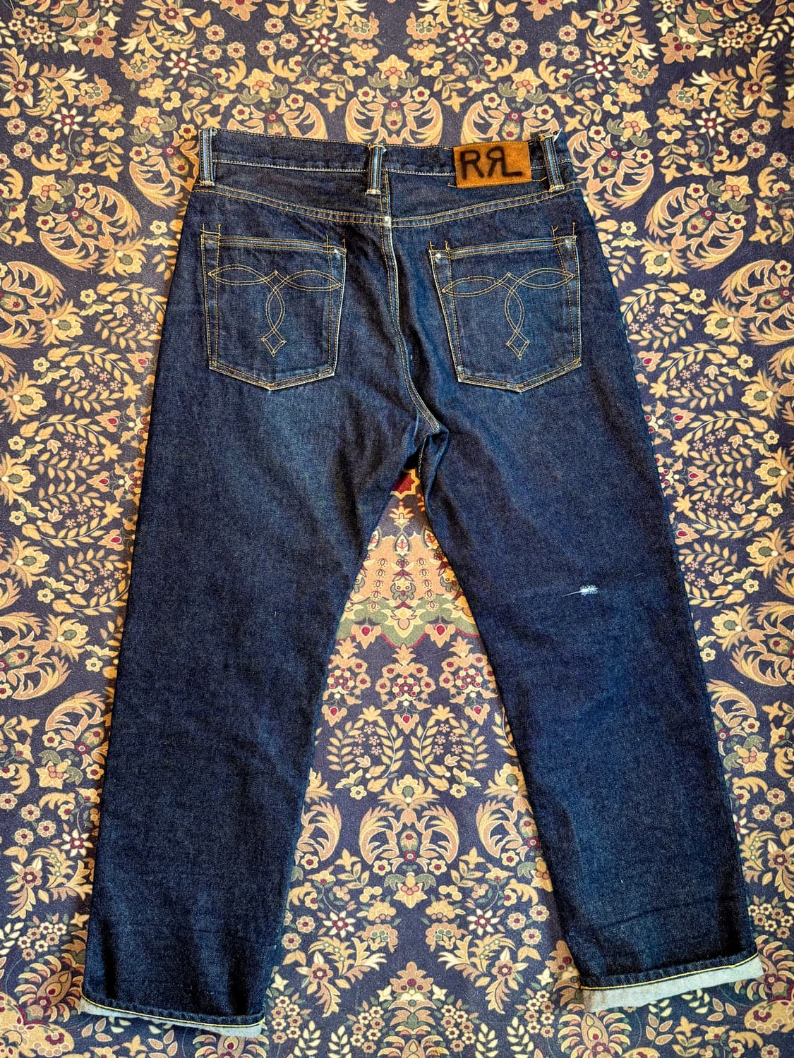 더블알엘 로우 스트레이트 셀비지 데님 상품이미지7