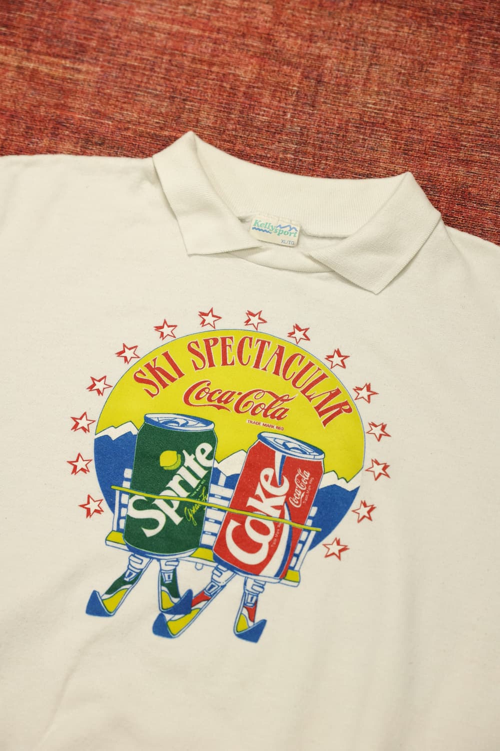 90s 빈티지 카라 스웻 코카콜라 프린팅 판매 상품이미지6