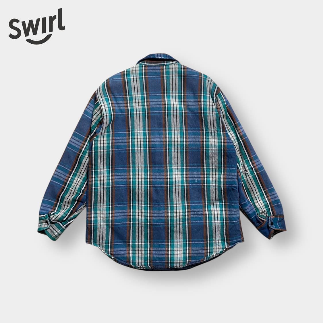 🌊80~90 mightmac quilting flannel shirts 상품이미지4