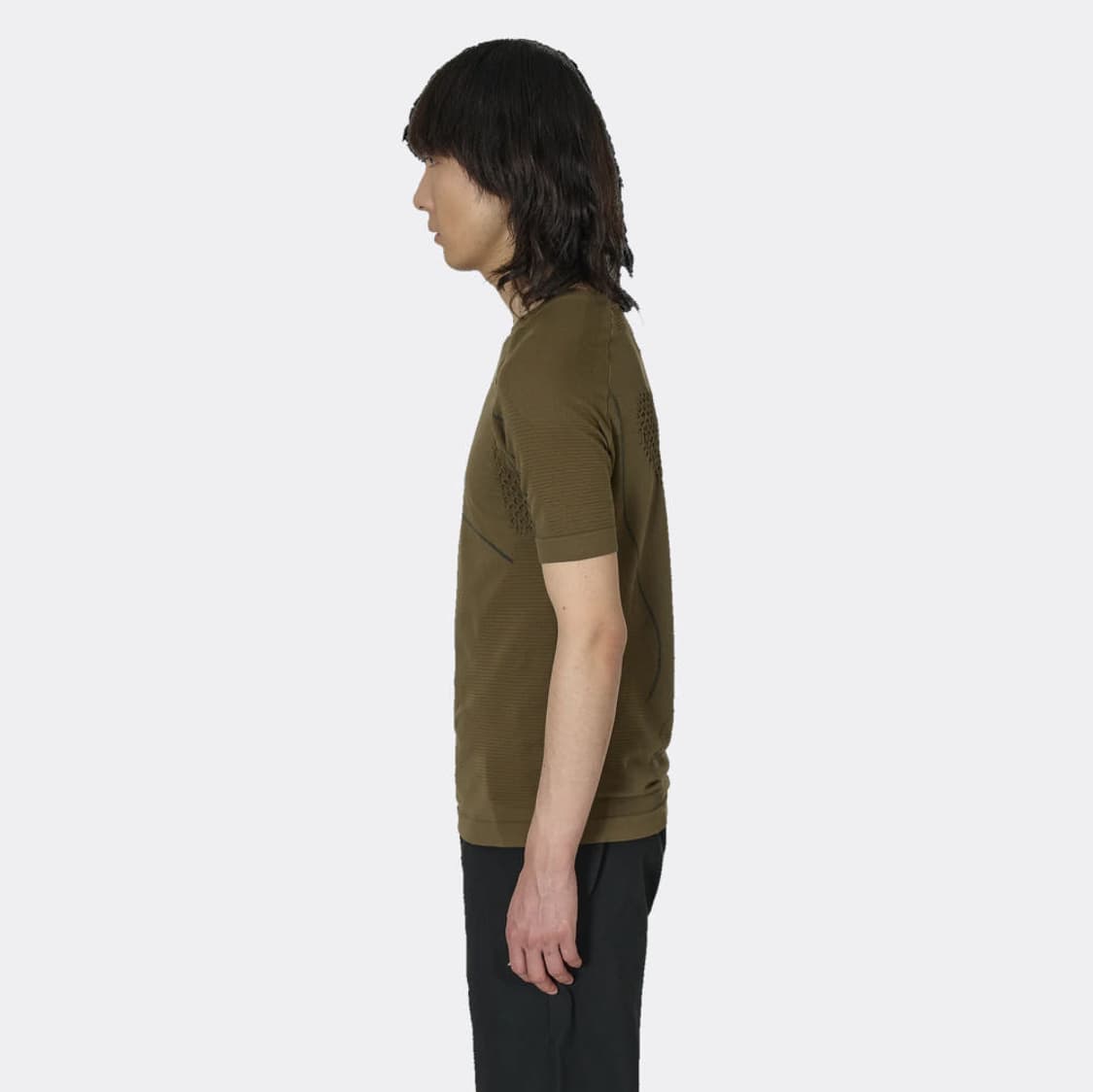 로아 SEAMLESS T SHIRT-DARK OLIVE 상품이미지2