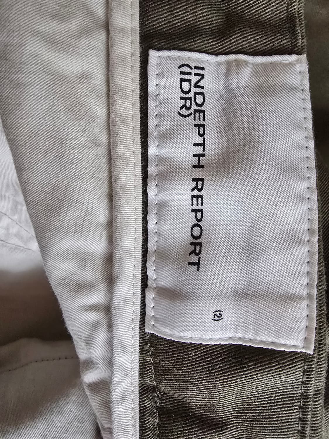 인뎁스리프트 컴팩트 베이직 치노2(32사이즈) 올리브색상 상품이미지3