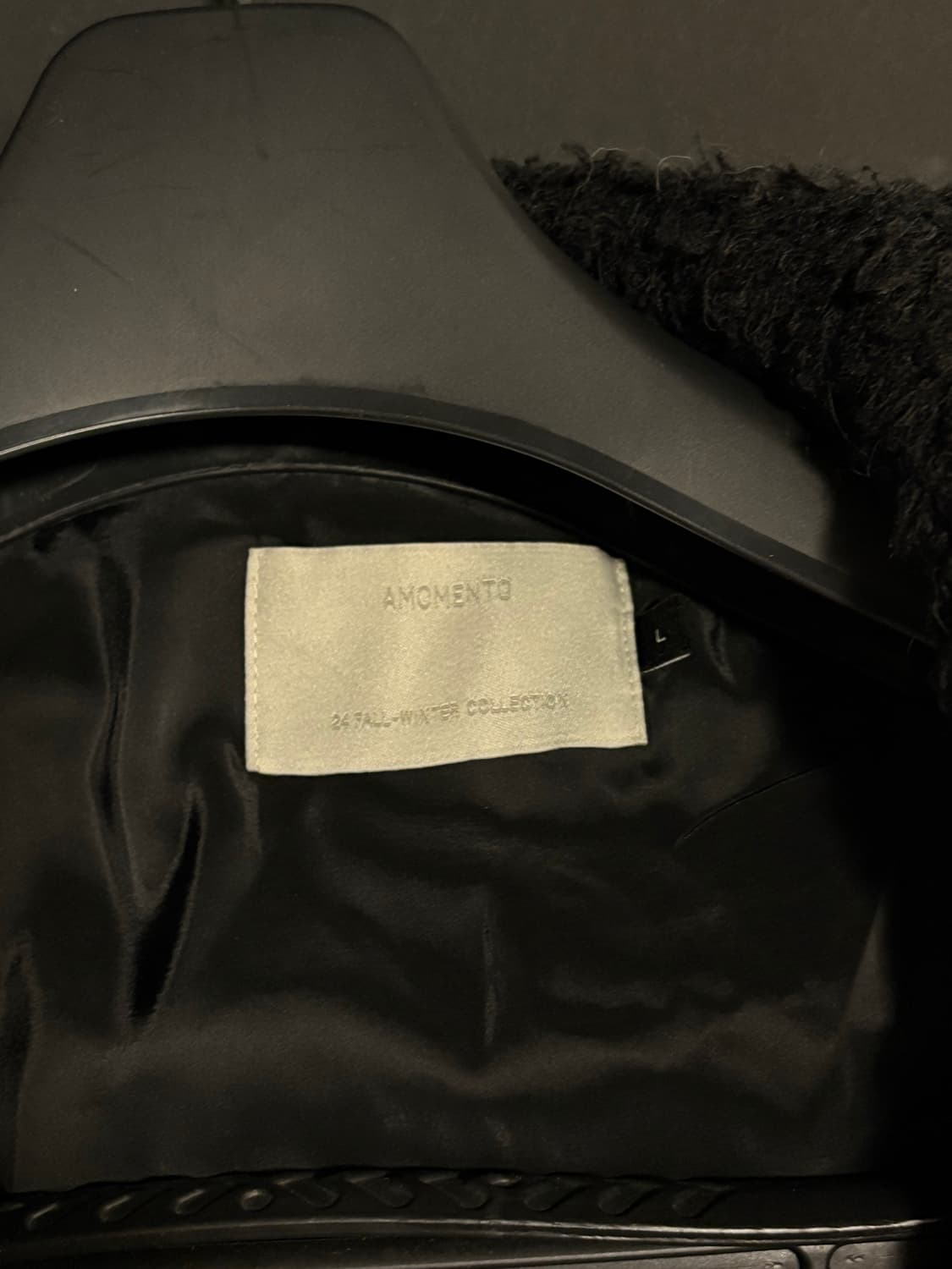 아모멘토 퍼지 집업 후드 상품이미지5