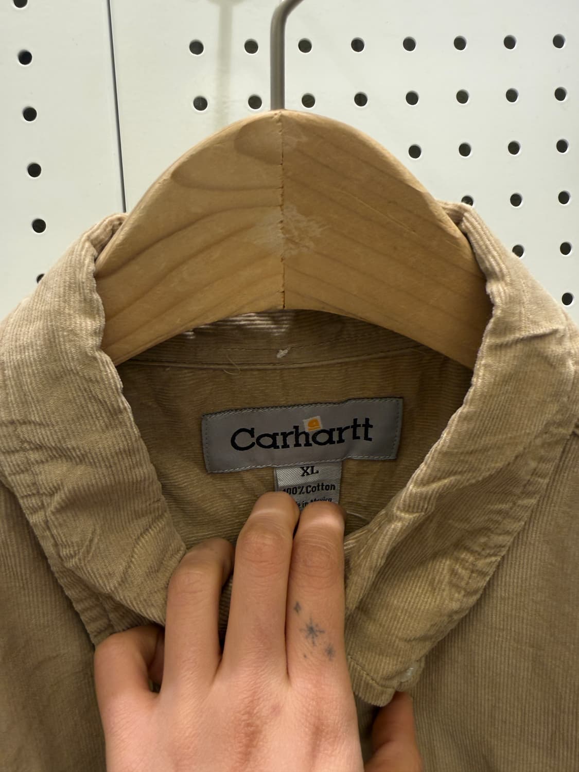 칼하트 코듀로이 원포켓 워크 자켓 U588 상품이미지4