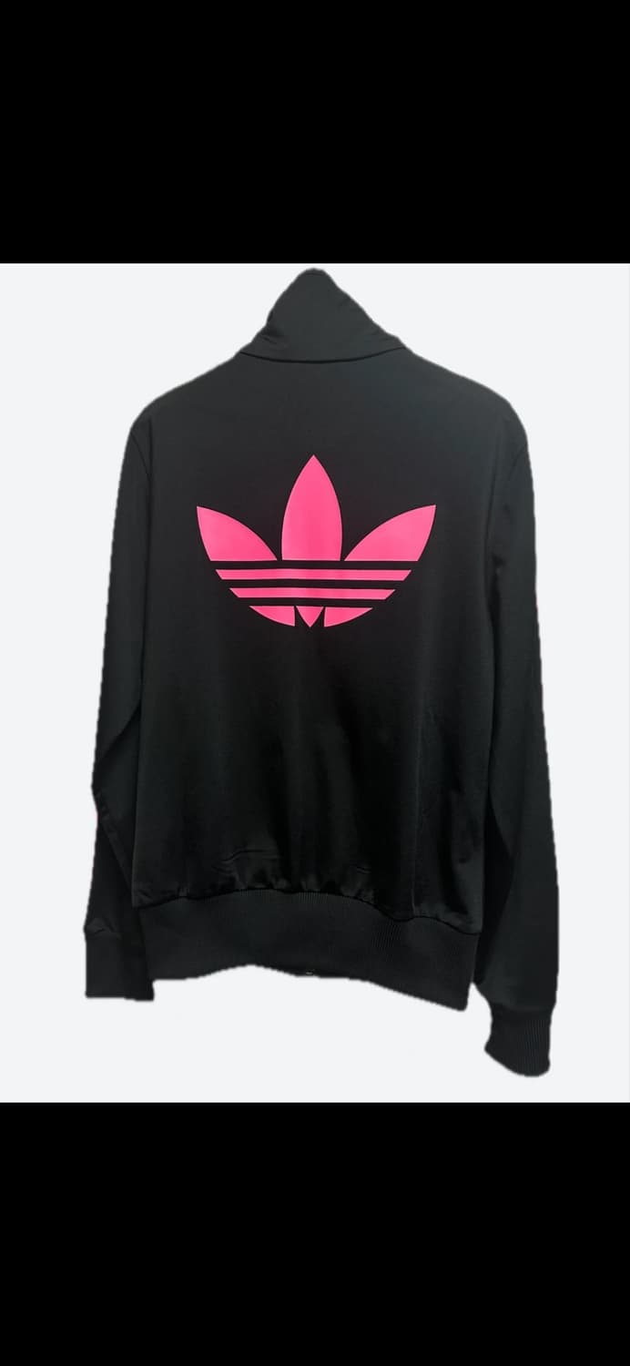 아디다스 블랙 핑크/민트 삼선 트랙탑 져지 상품이미지2