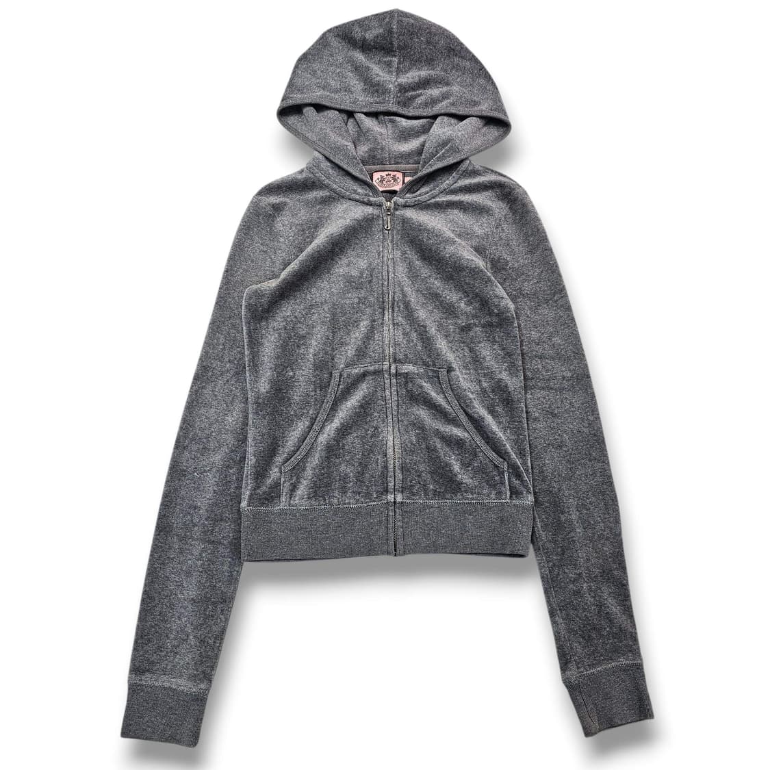  Juicy Couture 벨벳 후드집업 그레이 상품이미지4