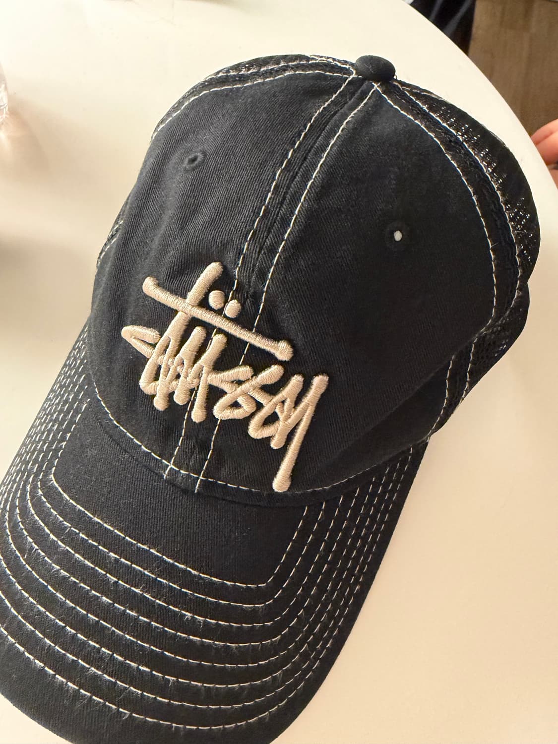 스투시 뉴에라 9TWENTY 트러커 캡 블랙 상품이미지2