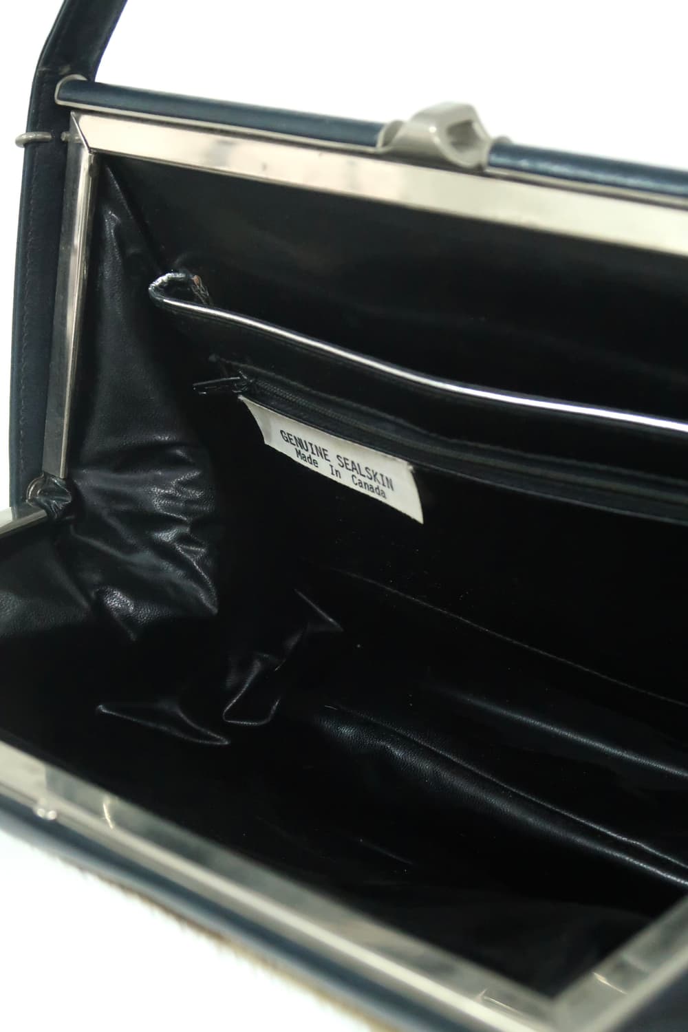 60’s Sealskin handbag made in Canada 상품이미지5