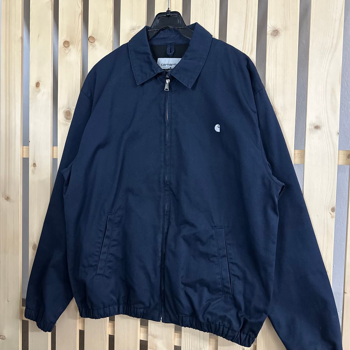 (L) 칼하트 WIP 네이비 메디슨 자켓 블루종 봄버 상품이미지2