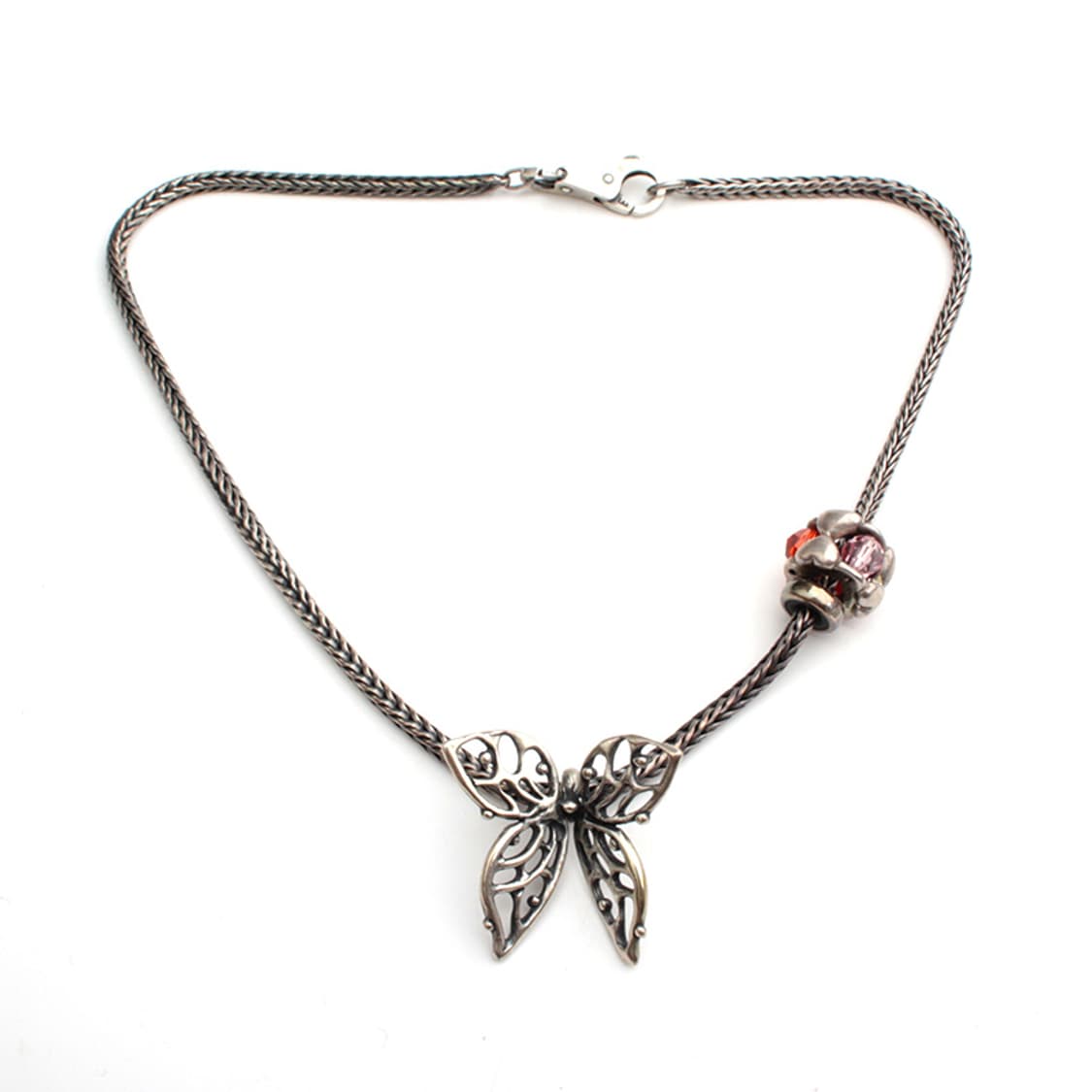 925실버 나비 참 목걸이 상품이미지2