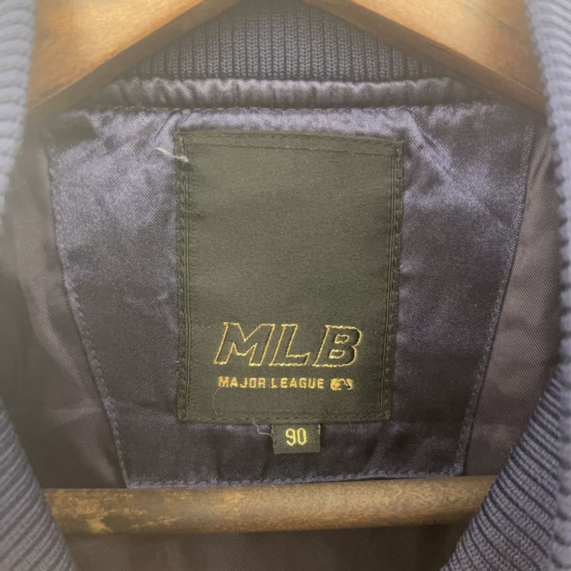 MLB 뉴욕 양키스 올드스쿨 새틴 바시티 자켓 90 C07039 상품이미지5