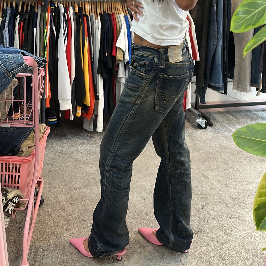 에드윈503 RVS 페이딩 레귤러 스트레이트 팬츠(30) 상품이미지2